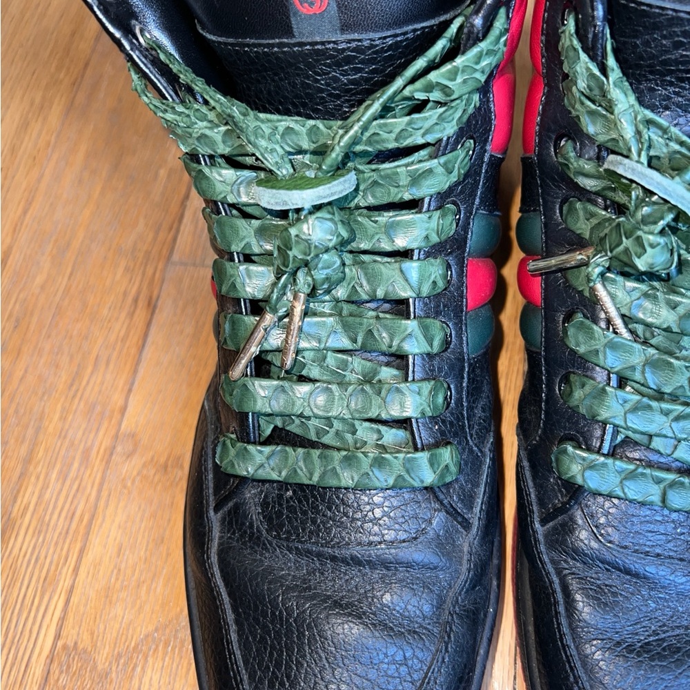 Gucci sneakers with custom Snake laces - Picture 2 of 3
